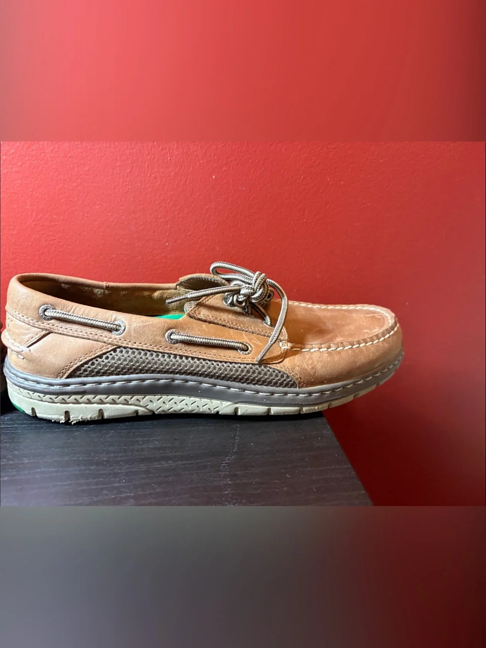 Sperry Men's Tan Leather Boat Shoes